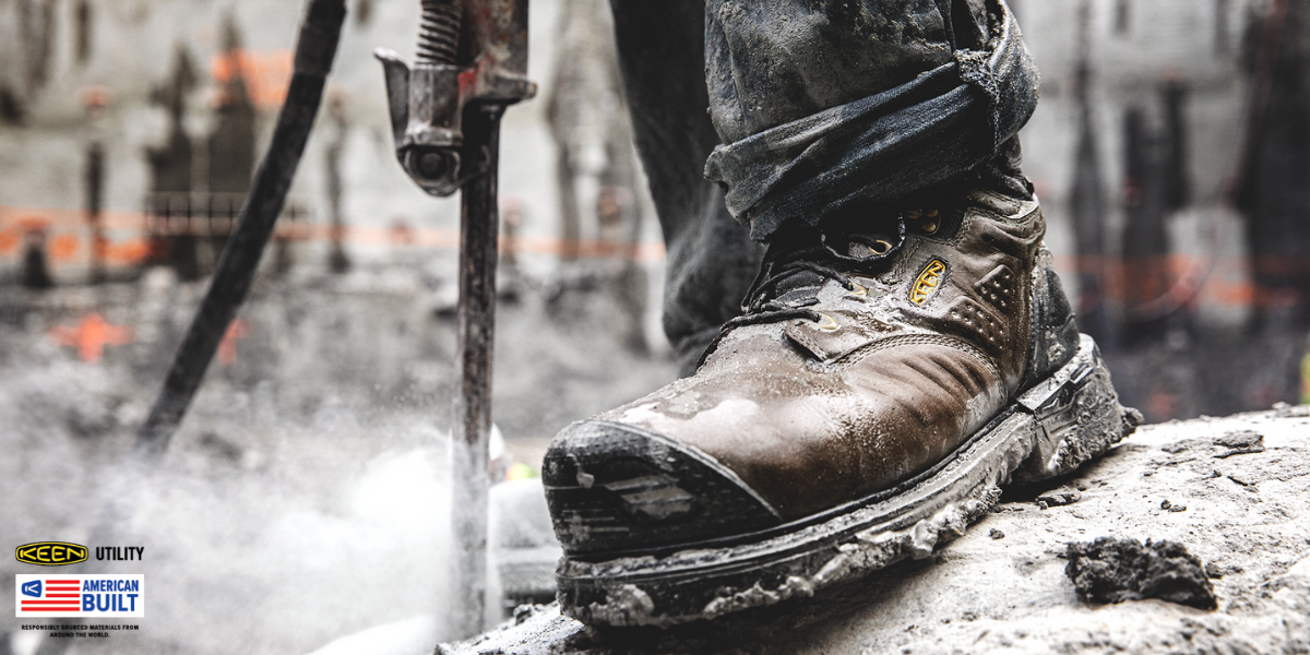 Keen composite toe work top shoes