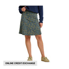 Toad & Co Women's Chaka Skirt - True Navy Retro Print - Lenny's Shoe & Apparel