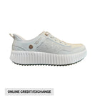 Skechers Women's Slip In Martha Stewart Bobs Vista Luxe Stroll Shoes - Natural - Lenny's Shoe & Apparel