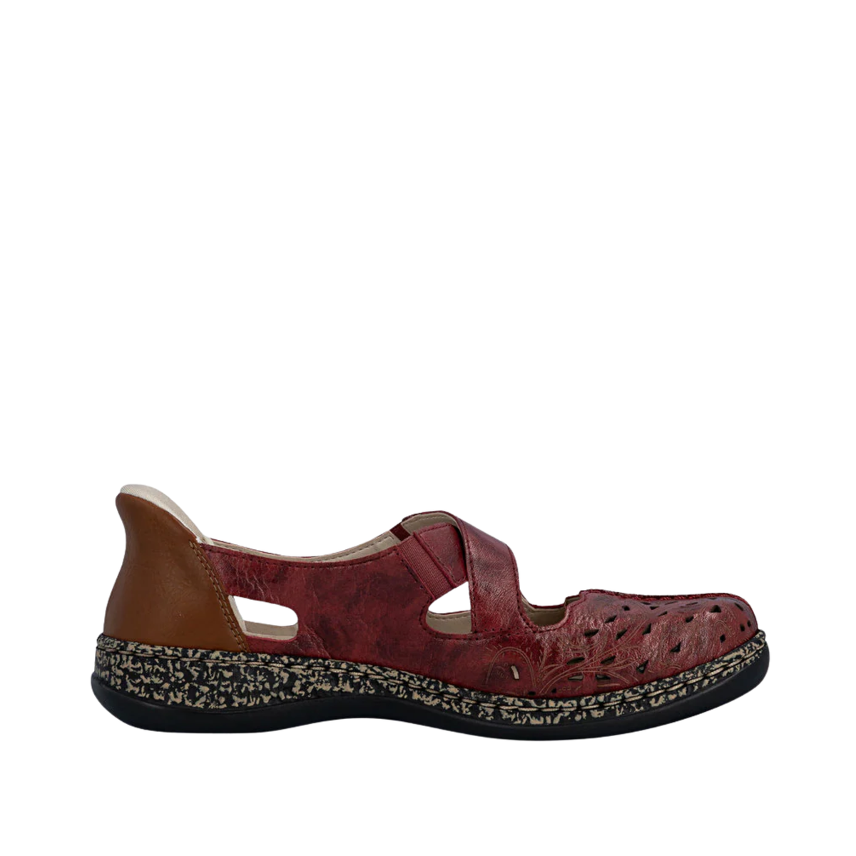 【天】DIESEL Ledies【39】ポインテッドトゥ レザーシューズ Rieker Women's Daisy 52 Shoes - Red/Cayenne – Lenny's Shoe & Apparel