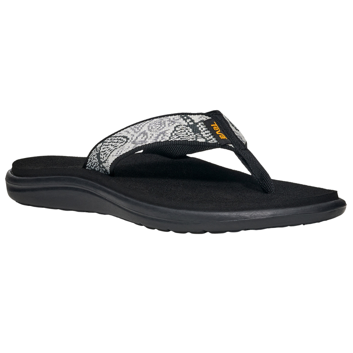 Teva Women's Voya Flip Flop - Forest Black/White – Lenny's Shoe