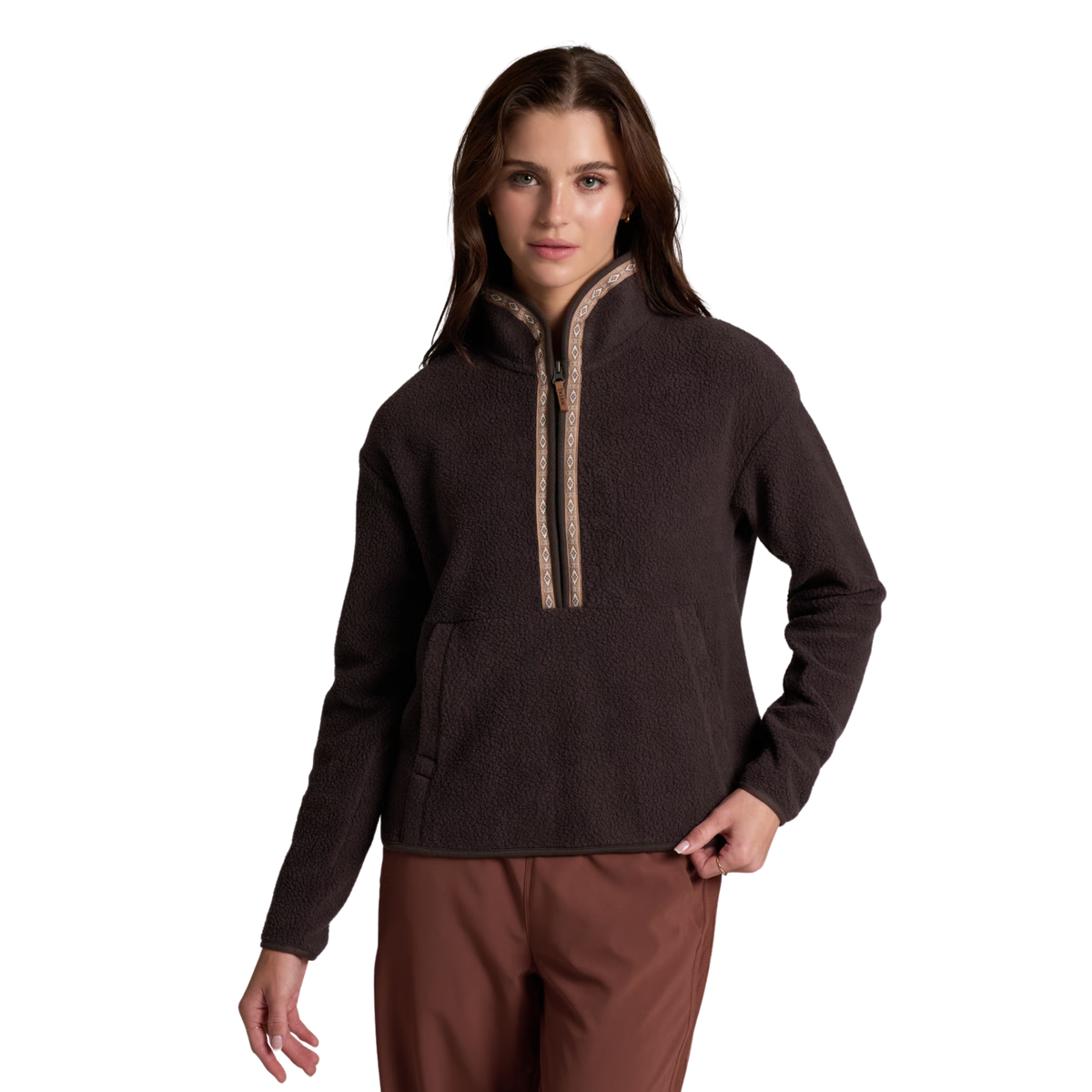 Kuhl Women's Hygge Half Zip - French Roast – Lenny's Shoe & Apparel