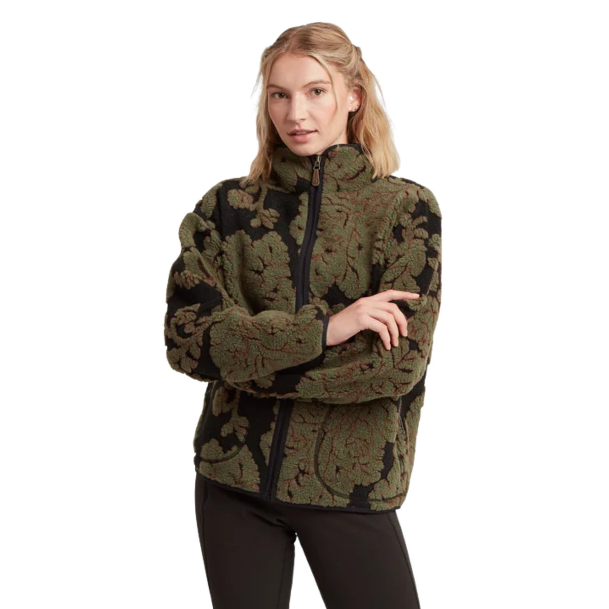 Sherpa Womens' Tara Full Zip Fleece Jacket - Evergreen – Lenny's