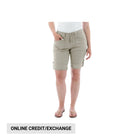 Aventura Women's Arden Roll Up Organic Short - Quarry - Lenny's Shoe & Apparel