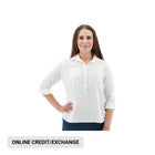 Aventura Women's Devon Popover Top - White - Lenny's Shoe & Apparel