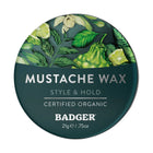 Badger Mustache Wax .75oz Tin - Navigator Class Man Care - Lenny's Shoe & Apparel