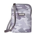 Baggallini Take Two RFID Bryant Crossbody - Grey Camo Print - Lenny's Shoe & Apparel
