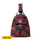 Baggallini Women's Naples Convertible Backpack - Red Buffalo Plaid - Lenny's Shoe & Apparel