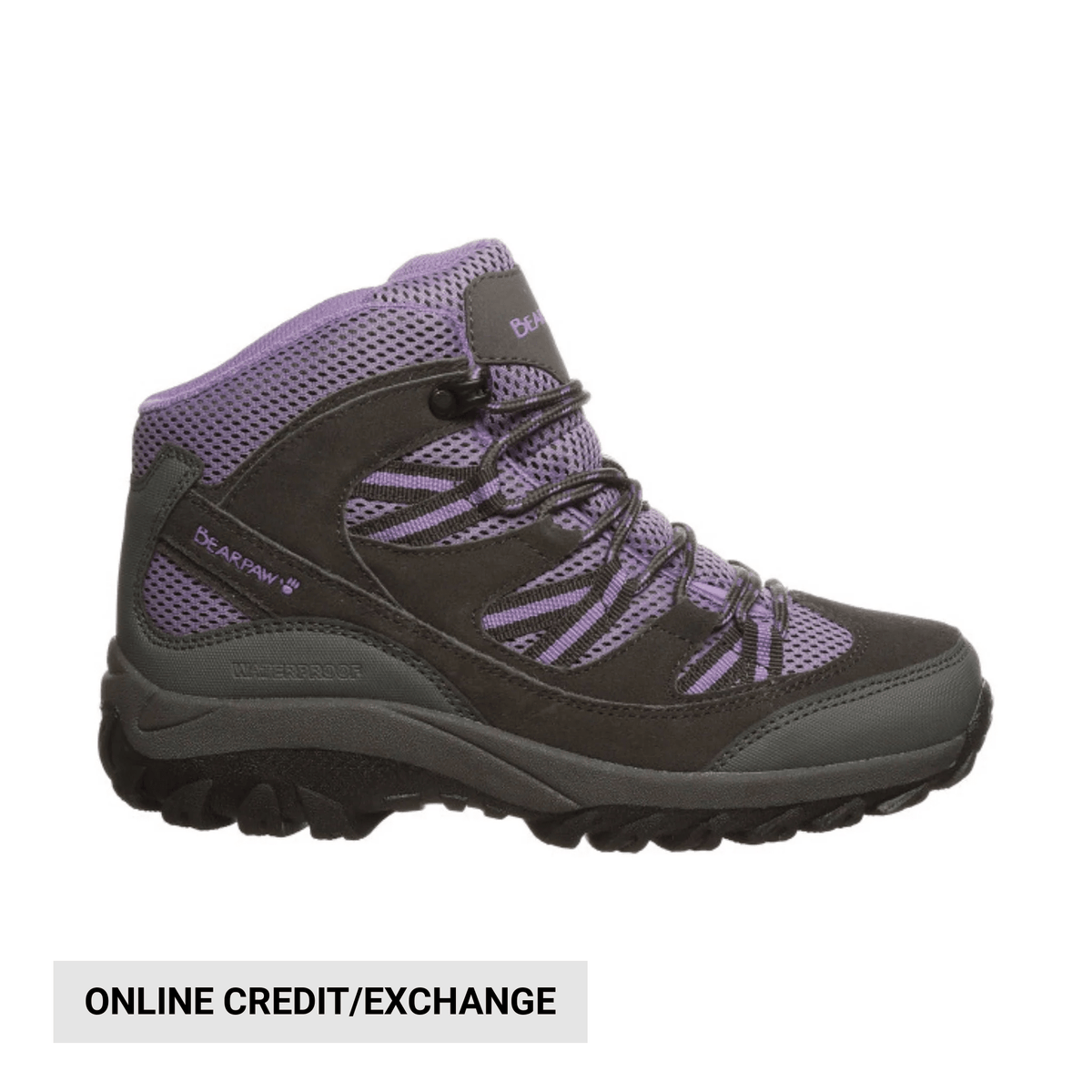 Bearpaw Women's Tallac Hiker Charcoal Purple