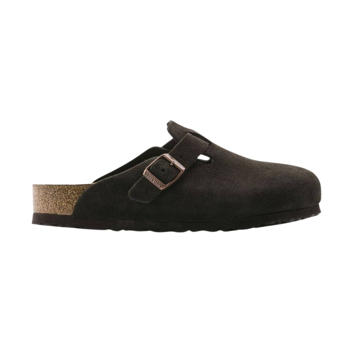 Birkenstock Boston Soft Footbed - Mocha Suede – Lenny's Shoe & Apparel
