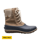 Bogs Women's Classic Tall Lace Leather Winter Boot - Taupe Multi - Lenny's Shoe & Apparel