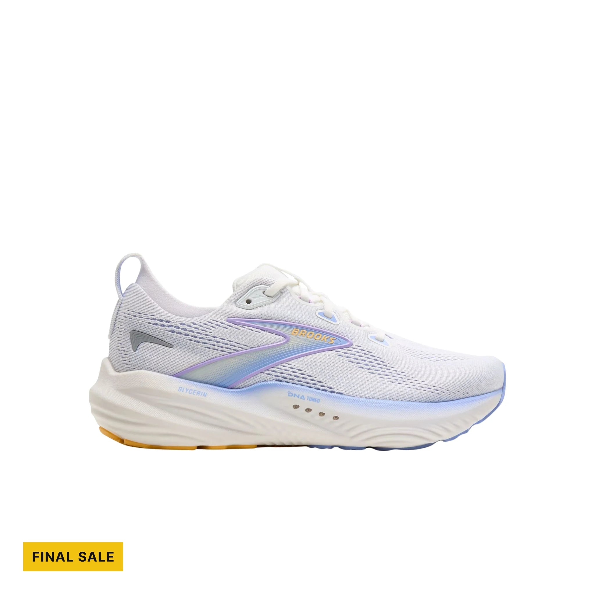 Brooks Women's Glycerin 22 Road Running Shoes - White/Blue Heron