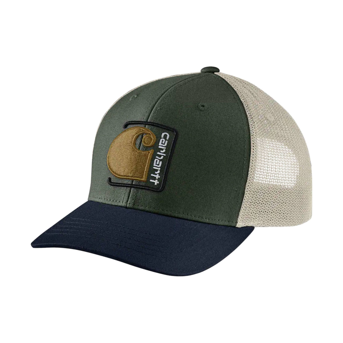 Carhartt Canvas Mesh Back C Patch Cap - Forestry Green – Lenny's