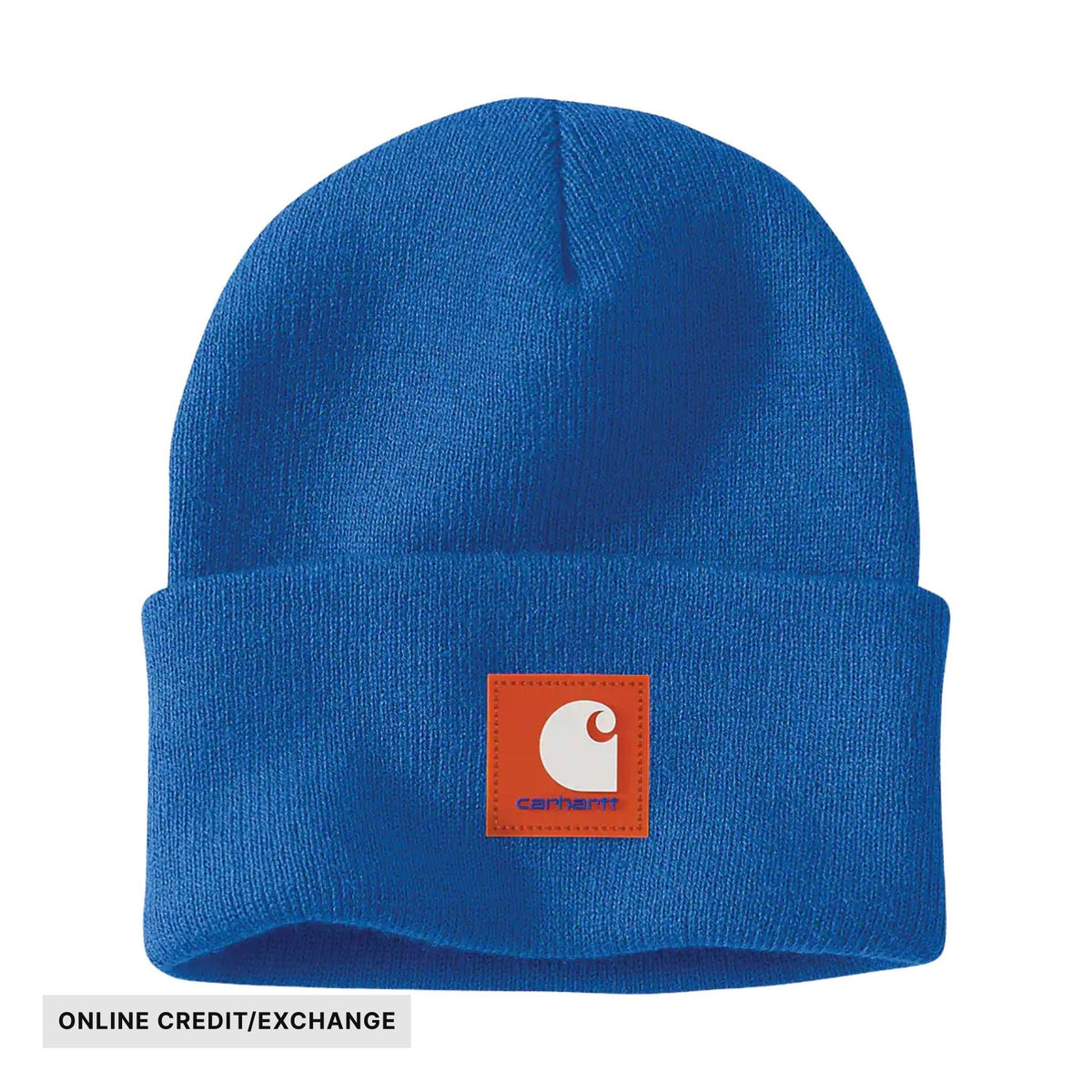 Carhartt Knit Rubber Patch Beanie - Beacon Blue – Lenny display picture 1