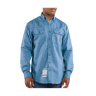 Carhartt Men's Flame Resistant Classic Twill Shirt - Mutiny Blue - Lenny's Shoe & Apparel