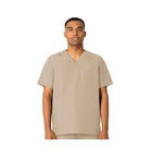 Carhartt Men's Force Essentials V Neck Shirttail Scrub Top - Khaki - Lenny's Shoe & Apparel