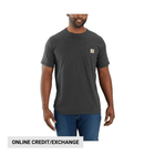 Carhartt Men's Force Relaxed Fit Short - Sleeve Pocket T-Shirt - Carbon Heather - Lenny's Shoe & Apparel