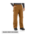 Carhartt Men's Loose Fit Washed Duck Insulated Pant - Brown - Lenny's Shoe & Apparel