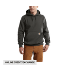 Carhartt Men's Rain Defender Loose Fit Heavyweight Hoodie - Peat - Lenny's Shoe & Apparel
