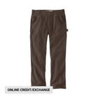 Carhartt Men's Rugged Flex® Relaxed Fit Duck Dungaree - Dark Coffee - Lenny's Shoe & Apparel