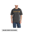 Carhartt Men's Short Sleeve Logo T-Shirt - Carbon Heather - Lenny's Shoe & Apparel