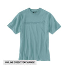 Carhartt Men's Short Sleeve Logo T-Shirt - Summer Blue Heather - Lenny's Shoe & Apparel
