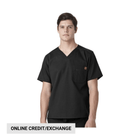 Carhartt Men's Solid Utility Ripstop Scrub Top - Black - Lenny's Shoe & Apparel