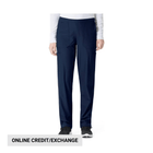 Carhartt Women's Flat Front Straight Leg Scrubs Pants - Navy - Lenny's Shoe & Apparel
