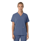 Carhartt Women's Force Cross Flex Oversized V Neck Scrub Top - Riverside - Lenny's Shoe & Apparel