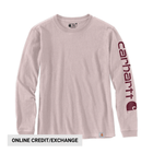 Carhartt Women's Long Sleeve Logo T-Shirt - Mink - Lenny's Shoe & Apparel