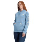 Carhartt Women's Relaxed Fit Midweight Logo Sleeve Graphic Sweatshirt - Summer Sky Blue Heather - Lenny's Shoe & Apparel