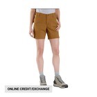 Carhartt Women's Rugged Flex Relaxed Canvas Work Short - Brown - Lenny's Shoe & Apparel