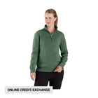 Carhartt Women's Tencel Fabric 1/2 Zip Sweatshirt - Frosted Balsam - Lenny's Shoe & Apparel