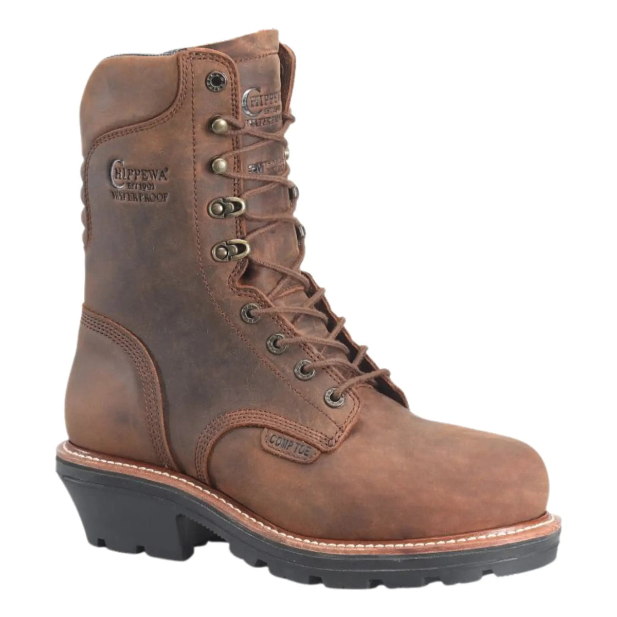 D.SOCK Chippewa ワークブーツ ブラウン MADE INE USA chippewa-mens-thunderstruck-9-