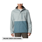 Columbia Men's Hikebound Rain Jacket - Niagara/Metal - Lenny's Shoe & Apparel
