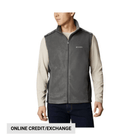 Columbia Men's Steens Mountain Fleece Vest - Grill/Black - Lenny's Shoe & Apparel