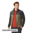 Columbia Men's Steens Mountain Full Zip 2.0 - Shark/Stone Green - Lenny's Shoe & Apparel