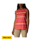 Columbia Women's Chill River Tank - Sunset Orange/Horizons Stripe - Lenny's Shoe & Apparel