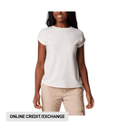 Columbia Women's Crystal Pine Tee - Chalk - Lenny's Shoe & Apparel
