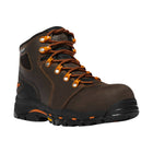 Danner Women's Vicious 4 Inch Composite Toe Work Boot - Brown/Orange - Lenny's Shoe & Apparel