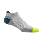 Darn Tough Vermont Men's Run No Show Tab No Cushion Ultra Lightweight Running Sock - Gray - Lenny's Shoe & Apparel