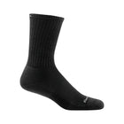 Darn Tough Vermont Men's The Standard Crew No Cushion Lightweight Lifestyle Sock - Black - Lenny's Shoe & Apparel