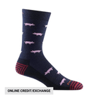 Darn Tough Vermont Men's Truffle Hog Lightweight Lifestyle Sock - Navy - Lenny's Shoe & Apparel