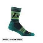 Darn Tough Vermont Men's Willoughby Micro Crew Lightweight Hiking Sock - Willow - Lenny's Shoe & Apparel