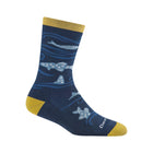 Darn Tough Vermont Women's Homer Crew Lightweight Lifestyle Sock - Deep Water - Lenny's Shoe & Apparel