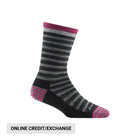 Darn Tough Vermont Women's Morgan Crew Lightweight Lifestyle Sock - Charcoal - Lenny's Shoe & Apparel