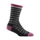 Darn Tough Vermont Women's Morgan Crew Lightweight Lifestyle Sock - Charcoal - Lenny's Shoe & Apparel