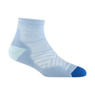 Darn Tough Vermont Women's Run Quarter Ultra Lightweight Running Sock - Sky - Lenny's Shoe & Apparel