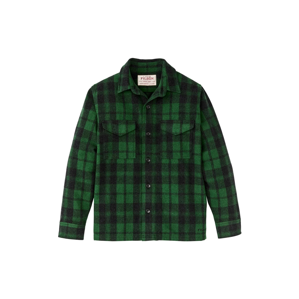 FILSON ヴィンテージ ダークグリーン 長袖ネルシャツ XL filson-mens-wool-jac-shirt-
