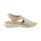 Flexus Women's Nyaman Pindott Sandal - Gold - Lenny's Shoe & Apparel